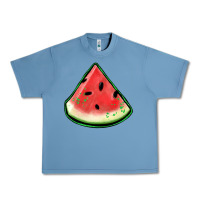 Pebble Blue watermelon sliece Urban Heavy Tee - Jasminsmagicworld