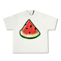 Pistachio watermelon sliece Urban Heavy Tee - Jasminsmagicworld