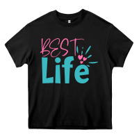 Black best life Heavy Core Tee - artisFamous