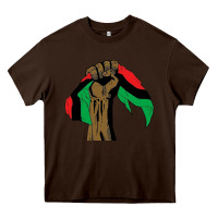 Chocolate Brown black power african license Heavy Core Tee - artisFamous