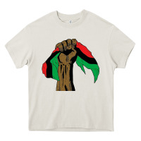 Cream black power african license Heavy Core Tee - artisFamous