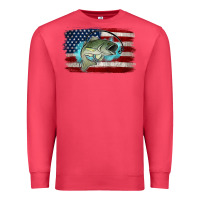Cardinal American Flag Fish Premium Sweatshirt - Jasminsmagicworld