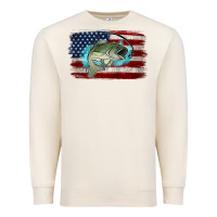 Sandshell American Flag Fish Premium Sweatshirt - Jasminsmagicworld