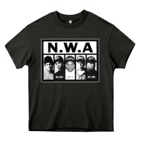 Asphalt N.W.A Californian hip hop group N.W.A Heavy Core Tee - artisFamous