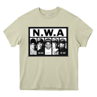 Mossy N.W.A Californian hip hop group N.W.A Heavy Core Tee - artisFamous