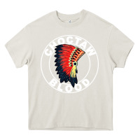 Cream choctaw blood Heavy Core Tee - artisFamous