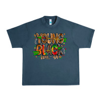 Midnight Navy young black free ish Urban Heavy Tee - CowhideDigitalArt