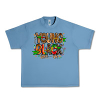 Pebble Blue young black free ish Urban Heavy Tee - CowhideDigitalArt