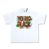 White young black free ish Urban Heavy Tee - CowhideDigitalArt
