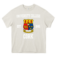 Cream university college cork Heavy Core Tee - artisFamous