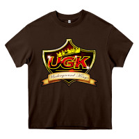 Chocolate Brown ugk Heavy Core Tee - artisFamous