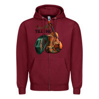 Burgundy country till i die Zipper Hoodie - Jasminsmagicworld