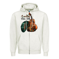 Oatmeal Heather country till i die Zipper Hoodie - Jasminsmagicworld