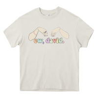 Cream ew david schitt's creek Heavy Core Tee - artisFamous