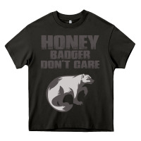 Asphalt honey badger dont care Heavy Core Tee - artisFamous