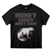 Black honey badger dont care Heavy Core Tee - artisFamous