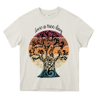 Cream National love a tree day Heavy Core Tee - artisFamous