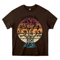 Chocolate Brown National love a tree day Heavy Core Tee - artisFamous