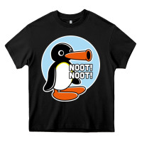 Black noot noot funny Heavy Core Tee - artisFamous