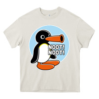 Cream noot noot funny Heavy Core Tee - artisFamous