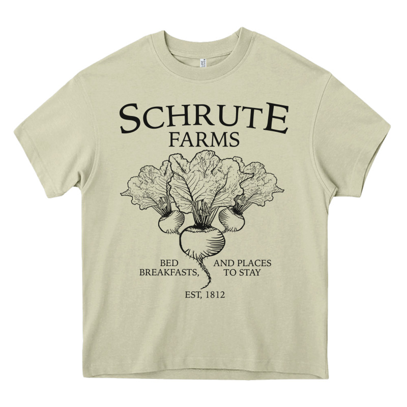 Schrute Farms - The Office Heavy Core Tee by artisFamous | Teevron