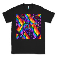 Black lgbt flag seamless pattern Classic Tee - FaDigitalArtStudio