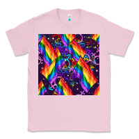 Bubblegum Pink lgbt flag seamless pattern Classic Tee - FaDigitalArtStudio