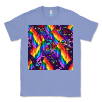 Colony Blue lgbt flag seamless pattern Classic Tee - FaDigitalArtStudio