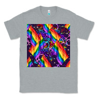 Heather Grey lgbt flag seamless pattern Classic Tee - FaDigitalArtStudio
