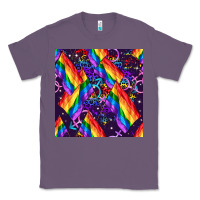 Lavender lgbt flag seamless pattern Classic Tee - FaDigitalArtStudio