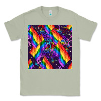 Matcha lgbt flag seamless pattern Classic Tee - FaDigitalArtStudio