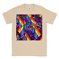 Mushroom lgbt flag seamless pattern Classic Tee - FaDigitalArtStudio