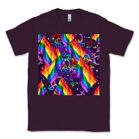 Plum lgbt flag seamless pattern Classic Tee - FaDigitalArtStudio