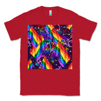 Red lgbt flag seamless pattern Classic Tee - FaDigitalArtStudio