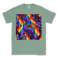 Sage lgbt flag seamless pattern Classic Tee - FaDigitalArtStudio