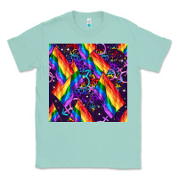 Seafoam lgbt flag seamless pattern Classic Tee - FaDigitalArtStudio