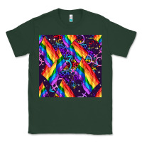 Sports Green lgbt flag seamless pattern Classic Tee - FaDigitalArtStudio