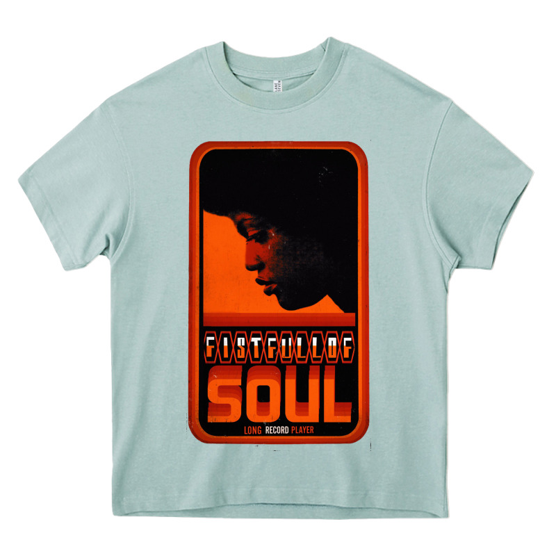 Fist Full Of Soul Long Record Player Heavy Core Tee by artisFamous | Teevron