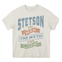 Cream Stetson Personalized Name Birthday Gift Heavy Core Tee - artisFamous