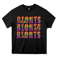 Black rights rights rights pride Heavy Core Tee - FaDigitalArtStudio