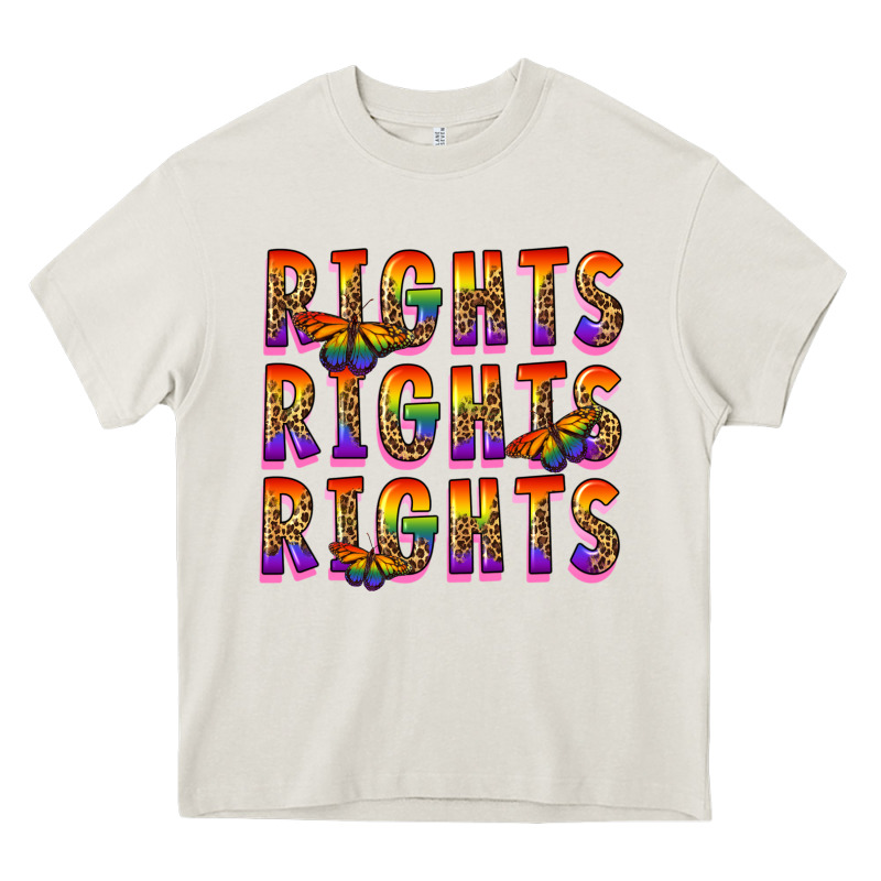 Rights Rights Rights Pride Heavy Core Tee by FaDigitalArtStudio | Teevron