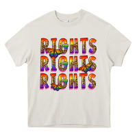 Cream rights rights rights pride Heavy Core Tee - FaDigitalArtStudio