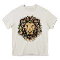 Cream Lion t-shirt  designs Heavy Core Tee - artisFamous