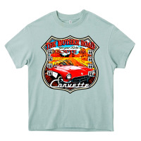 Arona CLASSIC CARS ROUTE 66 Heavy Core Tee - artisFamous
