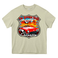 Mossy CLASSIC CARS ROUTE 66 Heavy Core Tee - artisFamous