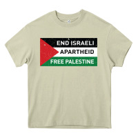 Mossy end is.rae.li apartheid free pales  flag  t shirt Heavy Core Tee - artisFamous
