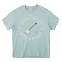 Arona Banjo Bluegrass Music Traditional Musician Funny Gift Heavy Core Tee - artisFamous