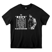 Black the murph challenge Heavy Core Tee - artisFamous