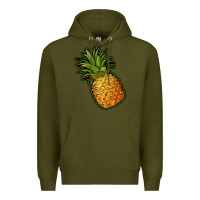 Army Green pineapple Premium Hoodie - Jasminsmagicworld