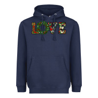 Navy christmas love Heavyweight Hoodie - RanaPortraitStore